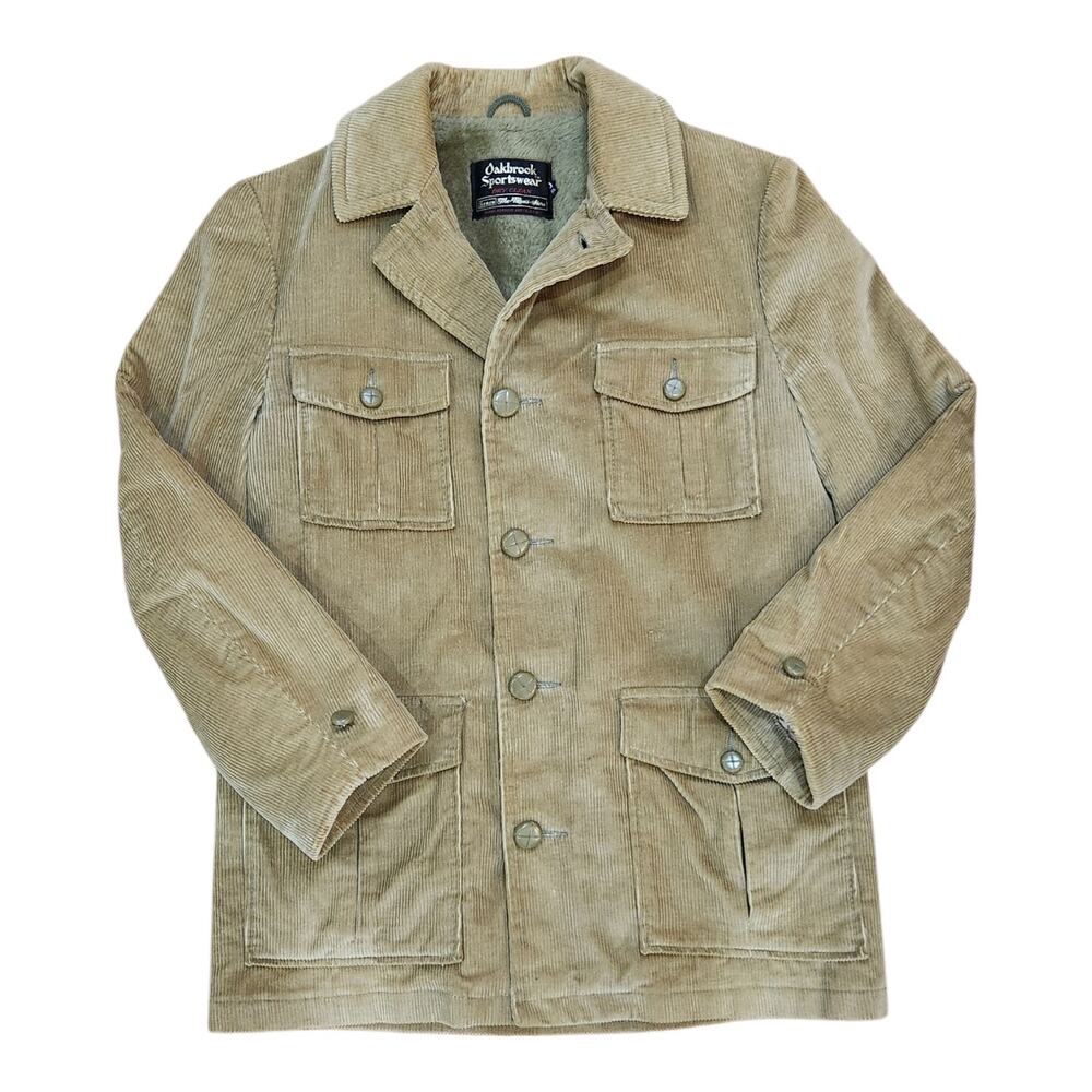 60's Sears Sherpa-lined Courdoroy Jacket, Men's 40R